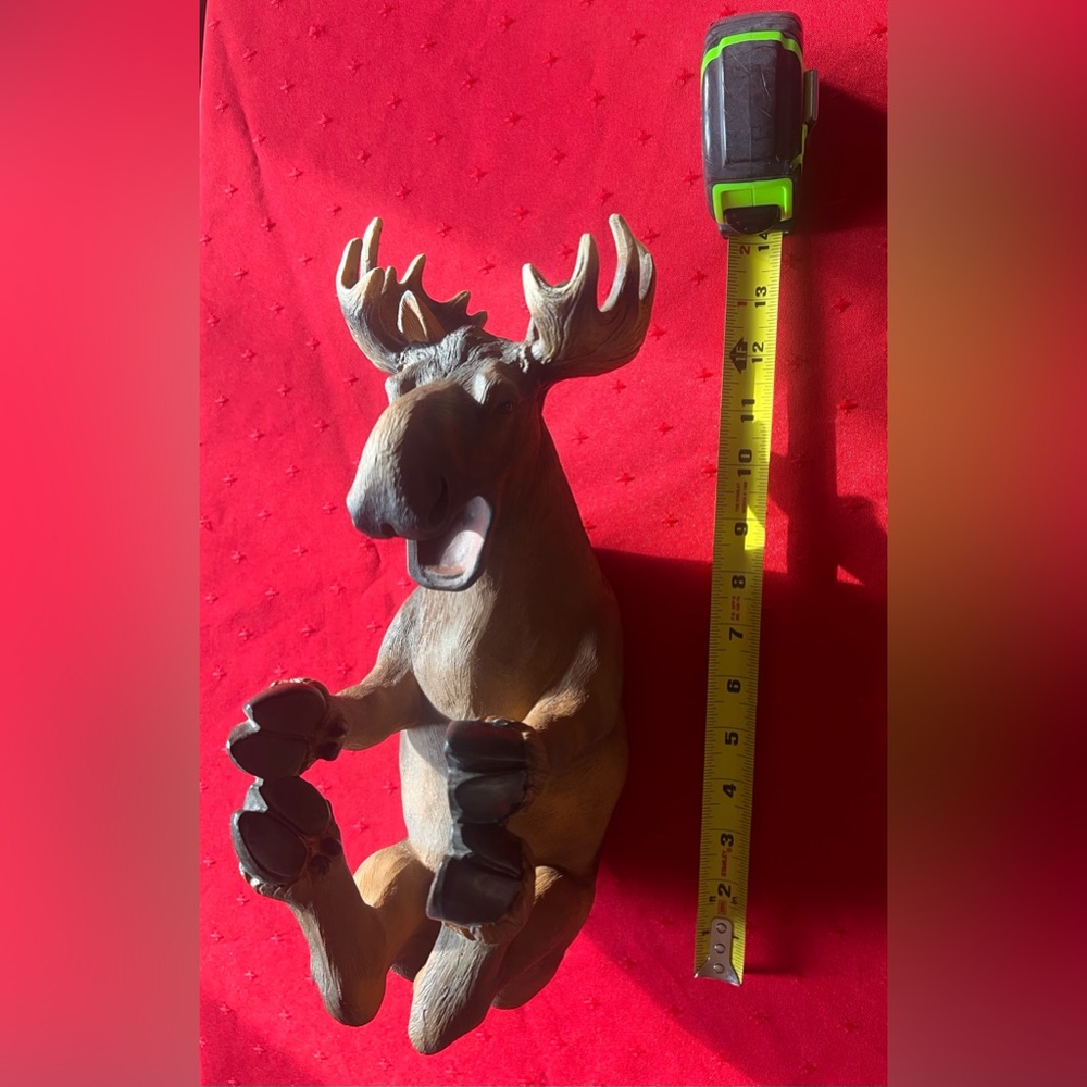 Brown Moose Figurine -Wine Bottle holder
